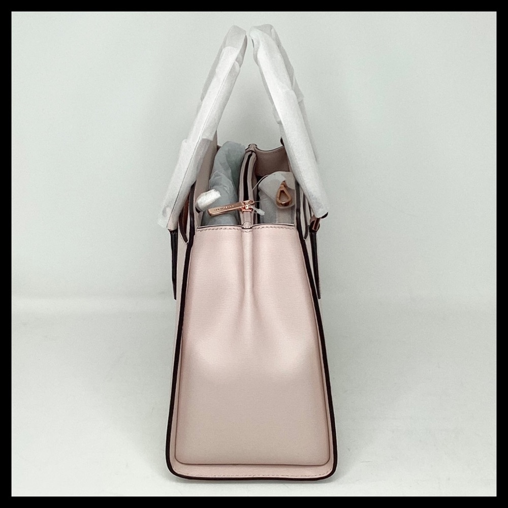 MICHAEL KORS Mott Large Satchel Color: Pink (Powder Blush) - Picture 10 of 16